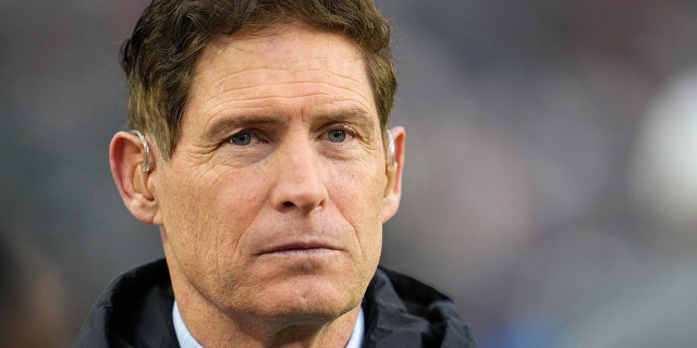 Steve Young looks on prior to a game between the Kansas City Chiefs and Las Vegas Raiders at Allegiant Stadium on Jan. 7, 2023 in Las Vegas.