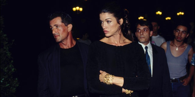 Sylvester Stallone broke up with now-wife Jennifer Flavin after Janice Dickinson told him she was pregnant with his child. A DNA test showed that Stallone was not the father and the two broke up.