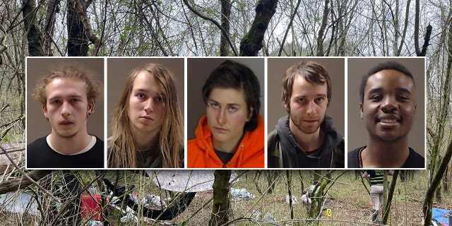 Atlanta's authorities arrested Francis Carroll, age 22, of Maine, Nicholas Olson, age 25, of Nebraska, Serena Hertel, age 25, of California, Leonardo Vioselle, age 20, of Macon, GA, and Arieon Robinson, age 22, of Wisconsin, on Dec. 13, 2022. 