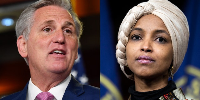 House Speaker Kevin McCarthy and Rep. Ilhan Omar