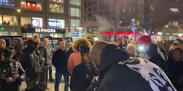 Protesters in New York City's Union Square were chanting "burn it down" following the release of body camera videos relating to the Nichols traffic stop.