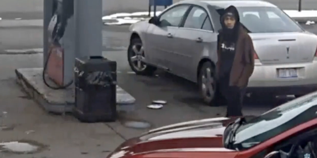 Officials say that the incident happened around 1:50 p.m. on Monday at a gas station in Detroit when someone left their 2020 Jeep Cherokee unattended.