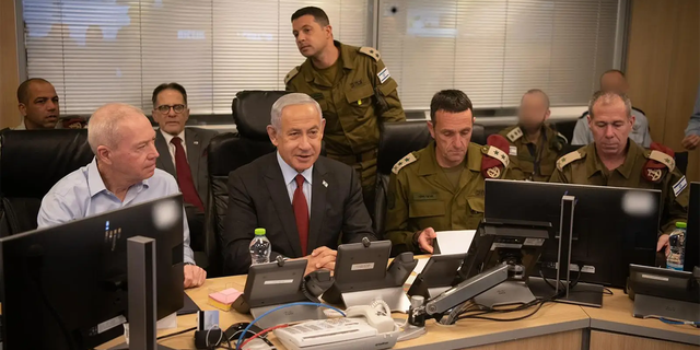 Israeli Prime Minister Benjamin Netanyahu views the ongoing drills with the U.S. 