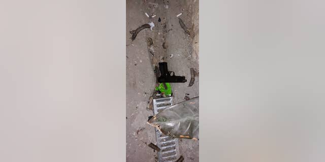 Israeli police released a picture of the gun used in Friday evening's terror attack in Jerusalem. At least seven people are dead. (Photo: Israel Police.)