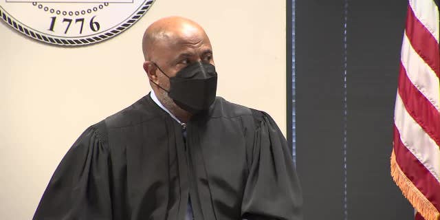Fulton County Chief Judge Ural Glanville in a Fulton County courthouse.