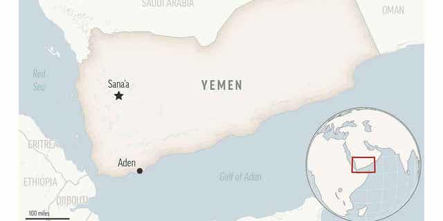 This is a locator map for Yemen with its capital, Sanaa. The U.N. is encouraged by the steps that have been taken to end the war in Yemen.