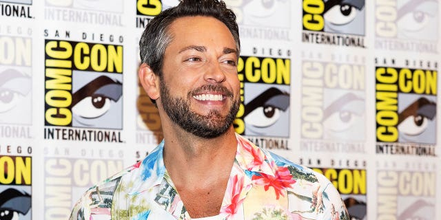 Cast member Zachary Levi attends the Warner Bros. Shazam! press line at the 2022 Comic-Con International: San Diego at Hilton Bayfront in San Diego, California, U.S., July 23, 2022. 