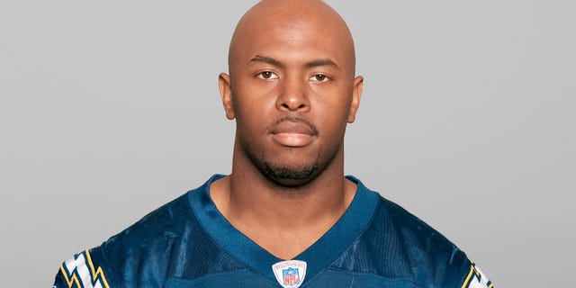 Ahmaad Galloway de los San Diego Chargers posa para su retrato de la NFL en 2005. 