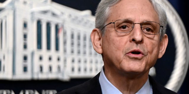 US Attorney General Merrick Garland in Washington, DC on January 12, 2023. - (Photo by OLIVIER DOULIERY / AFP) (Photo by OLIVIER DOULIERY/AFP via Getty Images) 