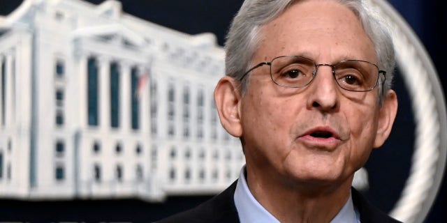 US Attorney General Merrick Garland in Washington, DC on January 12, 2023. - (Photo by OLIVIER DOULIERY / AFP) (Photo by OLIVIER DOULIERY/AFP via Getty Images) 