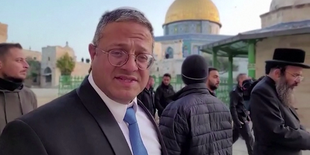 Israel's new far-right National Security Minister Itamar Ben-Gvir visiting Al-Aqsa compound, saying the holy site should be open for all religions and that Israel 