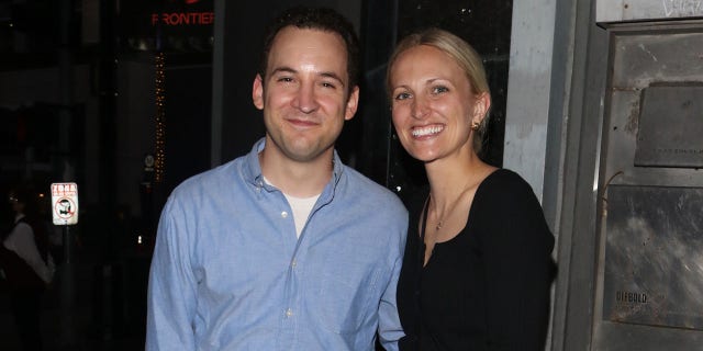 Ben Savage is seen with his now fiancée on June 14, 2022 in Los Angeles, California.