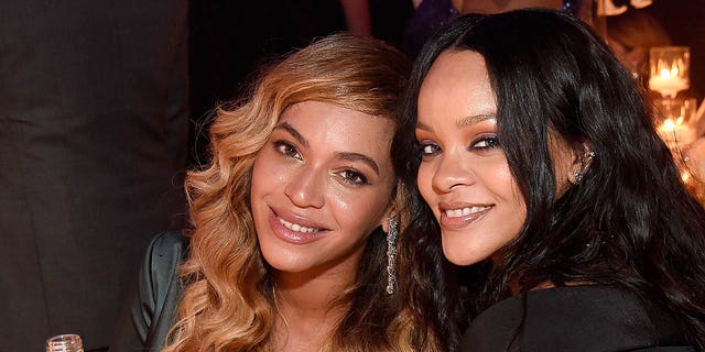 Beyoncé and Rihanna attend Rihanna's 3rd Annual Diamond Ball Benefitting The Clara Lionel Foundation at Cipriani Wall Street Sept. 14, 2017, in New York City.