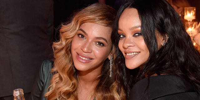 Beyoncé and Rihanna attend Rihanna's 3rd Annual Diamond Ball Benefitting The Clara Lionel Foundation at Cipriani Wall Street Sept. 14, 2017, in New York City.