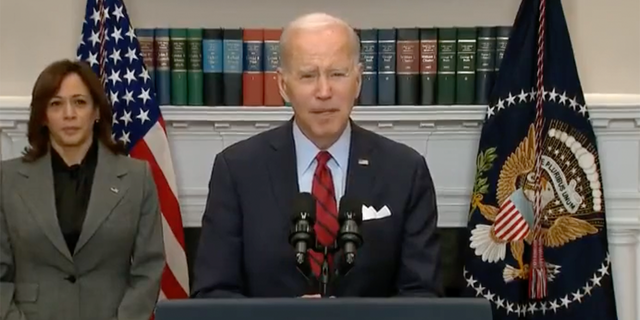 President Joe Biden took heat for a gaffe-prone address on the problems at the US southern border. 