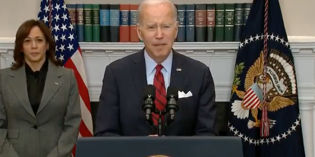 President Joe Biden took heat for a gaffe-prone address on the problems at the US southern border. 