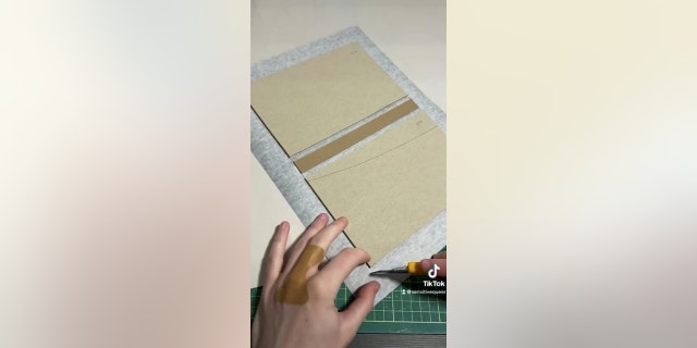 Bookbinder Laur Flom posted videos on TikTok about him