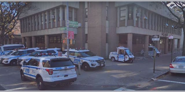 The exterior of the 79th Precinct in Bedford Stuyvesant, Brooklyn