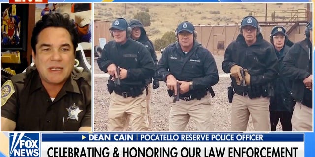 Cain has been an officer for five years — and described "fantastic and wonderful people" who are in the business of protecting others and helping their communities.