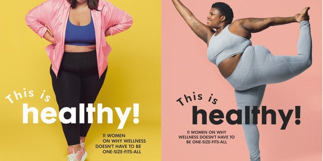 Cosmopolitan magazine showed plus-sized models in a 2021 feature that read "This is Healthy!" 