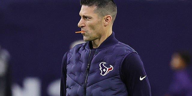 Houston Texans general manager Nick Caserio at NRG Stadium Nov. 3, 2022, in Houston. 