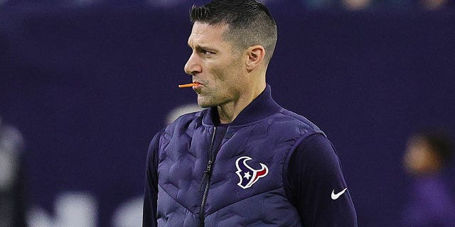 Houston Texans general manager Nick Caserio at NRG Stadium Nov. 3, 2022, in Houston.