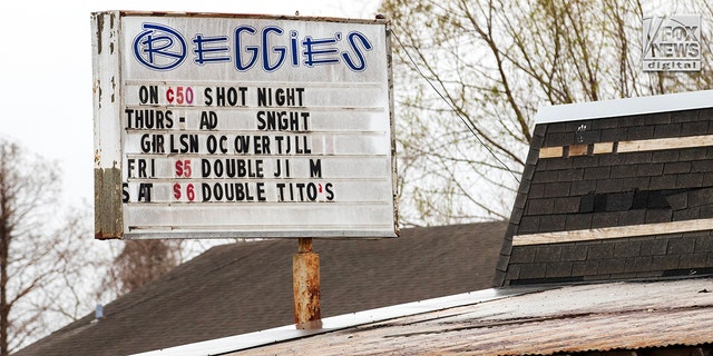 General view of Reggie’s bar in Baton Rouge, Louisiana on Tuesday, January 24, 2023. The bar is reportedly one of the last places where LSU student, Madison Morgan was seen before her death on January 15.