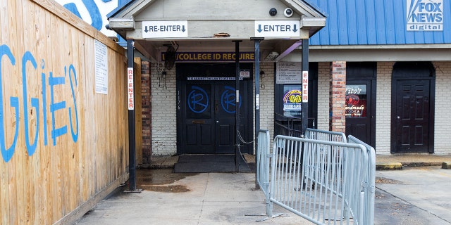 General view of Reggie’s bar in Baton Rouge, Louisiana on Tuesday, Jan. 24, 2023. The bar is reportedly one of the last places where LSU student Madison Brooks was seen before her death on Jan. 15.