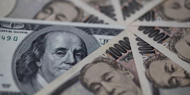 The American dollar depreciated in value Thursday, while the Japanese yen made notable gains.