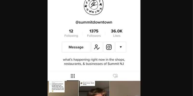 After Summit Downtown NJ's TikTok was hijacked, administrators removed the social media account.