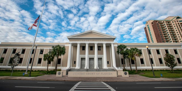 The Florida Supreme Court building is pictured on Nov. 10, 2018, in Tallahassee, Florida. 