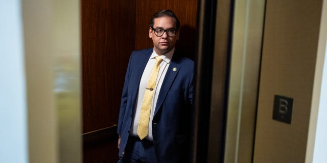 Rep. George Santos, R-N.Y., at the U.S. Capitol Jan. 12, 2023.