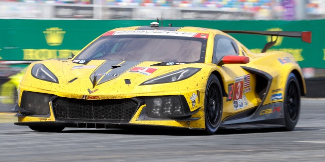 The Corvette Racing C8.R finished second in its class at Daytona.