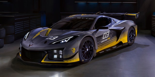 The Chevrolet Corvette Z06 GT3.R is powered by a 5.5-liter V8 engine.