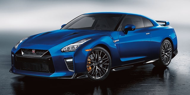 The 2023 GT-R had a different grille design.