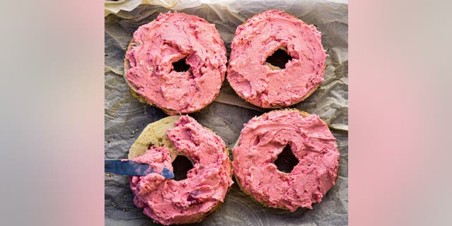Pink imitation butter laws might have been repealed in the U.S., but strawberry cream cheese (pictured here) remains a popular food spread.