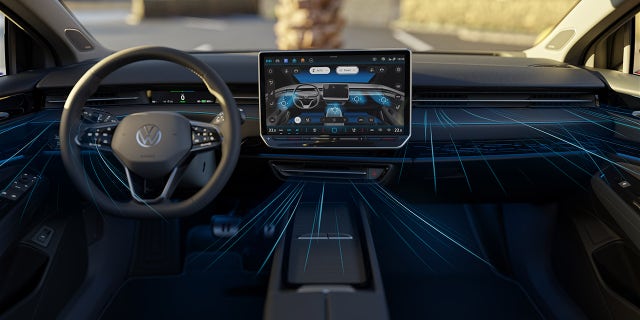 The ID.7 features computer controlled vents.