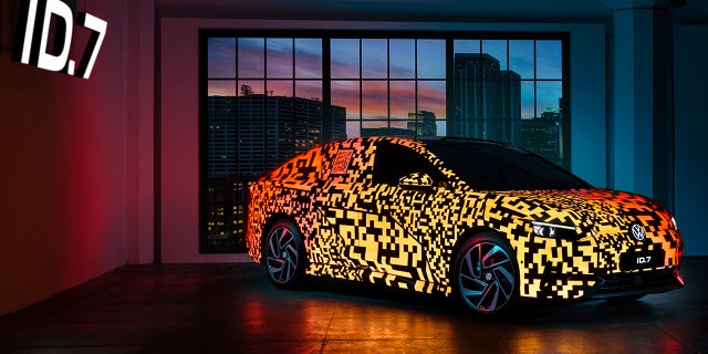 The VW ID.7 midsize sedan is scheduled to be sold in the U.S.