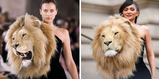Irina Shayk and Kylie Jenner at Paris Fashion Week