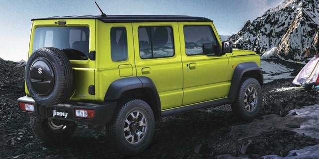 The new Jimny is being offered as a four-door model for the first time.