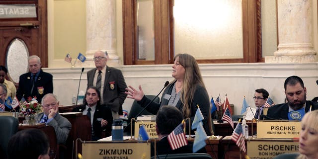 Embattled Republican South Dakota state Sen. Julie Frye-Mueller has been reinstated to her position in the legislative body after being censured.