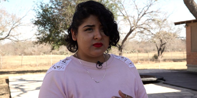 Human trafficking survivor Karla Jacinto traveled to the U.S.-Mexico border with a congressional delegation in January 2023.