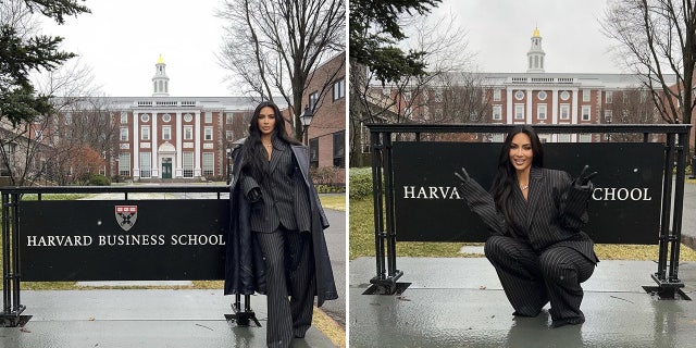 Kim Kardashian documented her experience at Harvard Business School, calling it a "#BucketListDream."