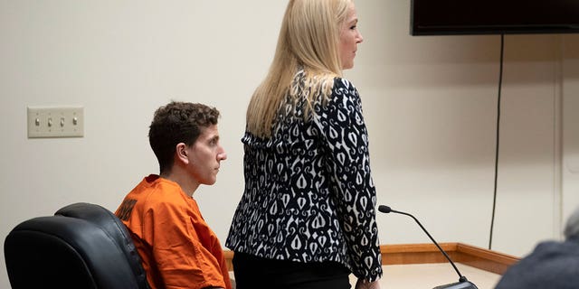 Bryan Kohberger with lawyer in court room