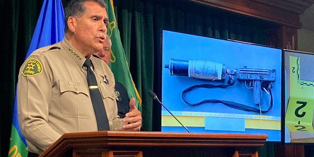 Los Angeles County Sheriff Robert Luna discusses the Monterey Park shooting during a news conference on Wednesday, Jan. 25, 2023, in Los Angeles.