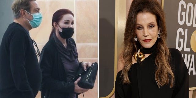 Priscilla Presley visits Lisa Marie Presley at the emergency room.