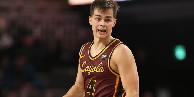 Loyola guard Braden Norris is shown during a game against Vanderbilt on Dec. 10, 2021, at Memorial Gymnasium in Nashville, Tennessee.