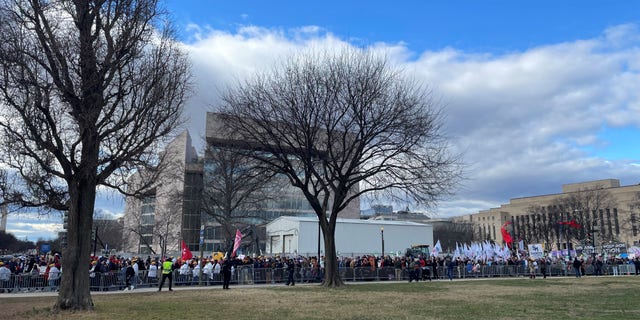 Pro-lifers rally at the 50th annual March for Life.