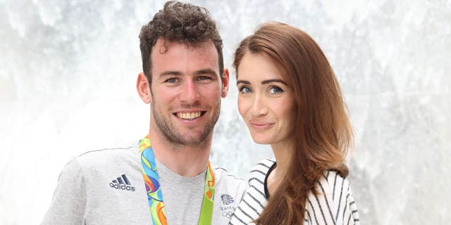 Mark Cavendish del Equipo GB y su esposa Peta Todd, fotografiados en OMEGA House Rio el 16 de agosto de 2016 en Río de Janeiro, Brasil. 