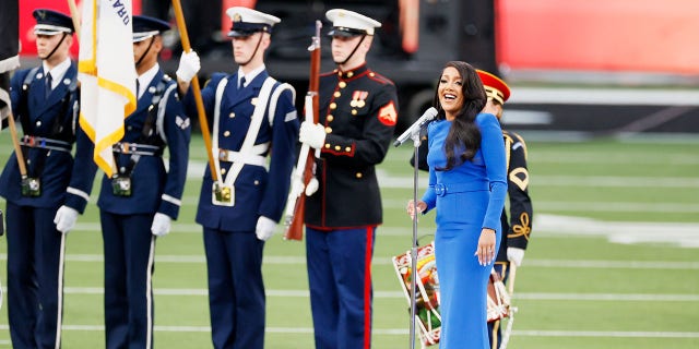 Mickey Guyton performed the national anthem at last year's Super Bowl. 